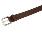 Timberland Men's Classic Leather Jean Belt - Brown