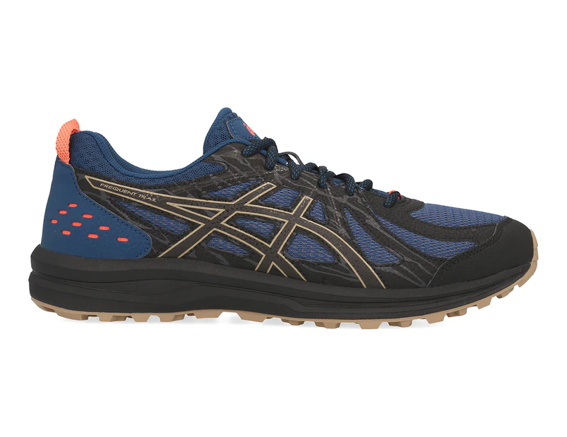 ASICS Men's Frequent Trail Running Sports Shoes - Mako Blue/Black