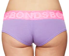 Bonds Women's Match-Its Boyleg - Purple Hydrangea
