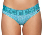 Bonds Women's Wideband Hip-Hanger - Glitterati Teal