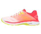 ASICS Women's GT-2000 7 Running Sports Shoes - White/Laser Pink