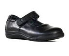 School Shoes Black BATA Girls Trace (Premium) - Black