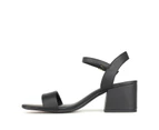 Betts Camilla Womens Pu Dress Round Sandals Shoes - Black