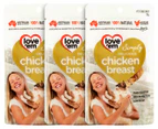 3 x Love'em Simply Delicious Chicken Breast Cat Treats 35g