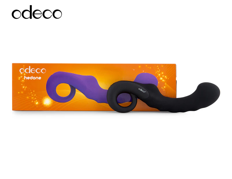 Odeco Hedone Silicone Vibrator - Black