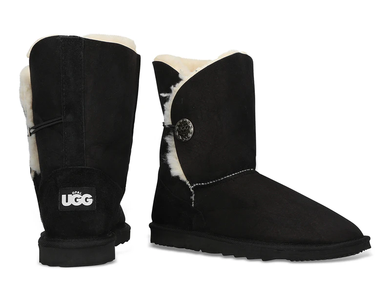 Opal UGG Australian Made Women's Brighton 3/4 Sheepskin Boots - Black