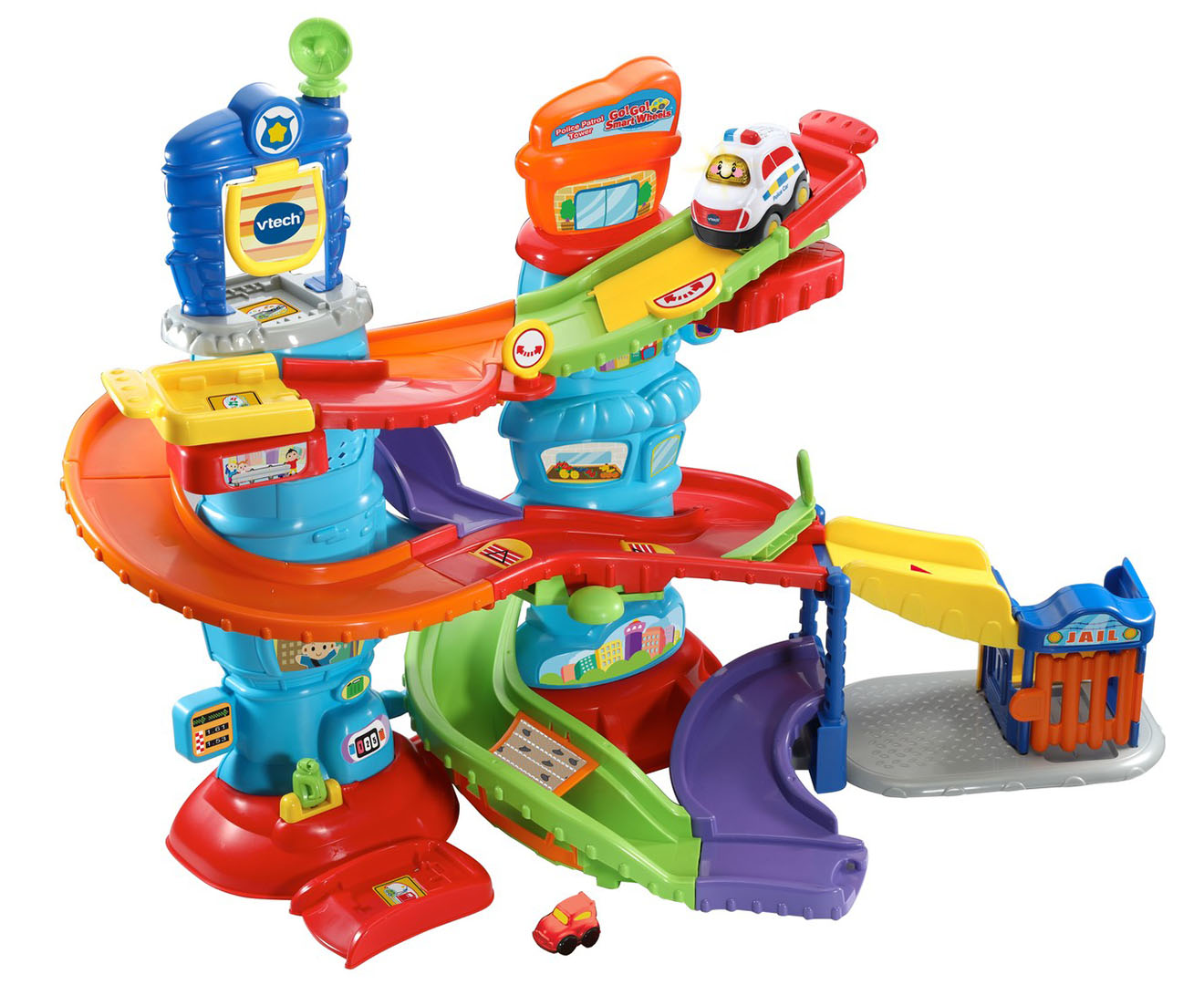 VTech Toot-Toot Drivers Police Patrol Tower Playset | Catch.co.nz