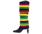 24pcs Women's Leg Warmers Crochet Legging Socks - Indigenous Colours