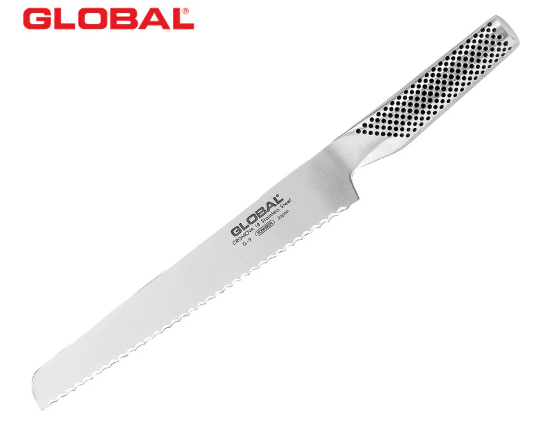 Global G-9 22cm Bread Knife Stainless Steel Blade Serrated Edge