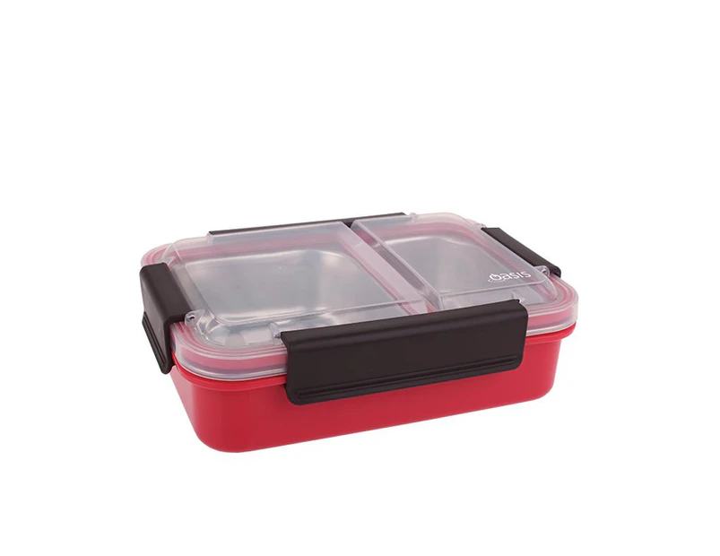 Oasis Lunch Box 2 Compartment 23x16.5x7cm Watermelon