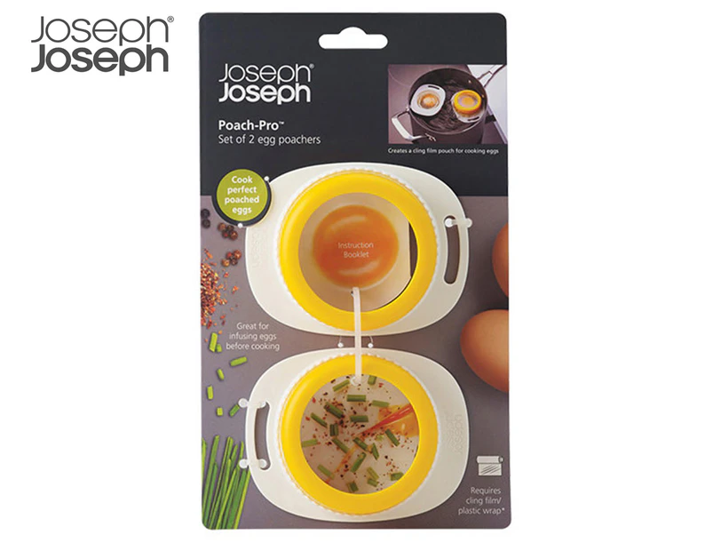 Joseph Joseph Poach-Pro Egg Poachers 2-Piece Set