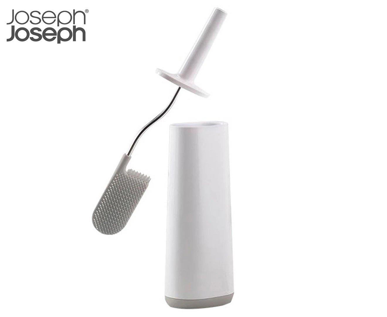 Joseph Joseph Flex Toilet Brush w/ Slim Holder - Grey