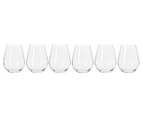 Set of 6 Krosno 400mL Harmony Stemless Wine Glasses