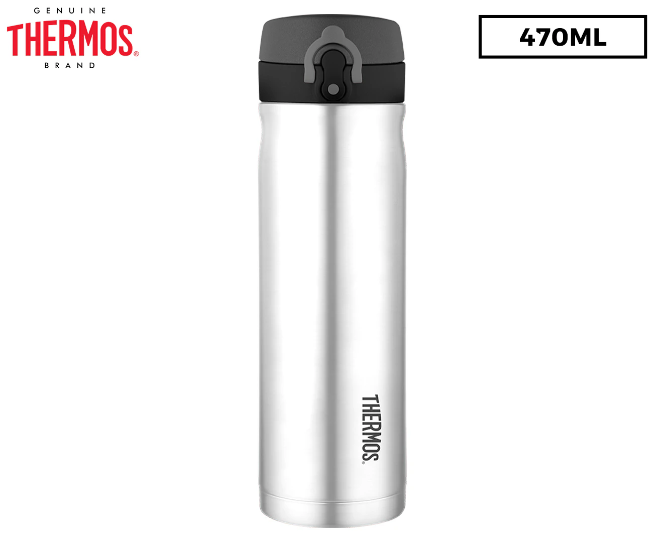 Thermos Vacuum Insulated Stainless Steel Drink Bottle Stainless Steel 470ml