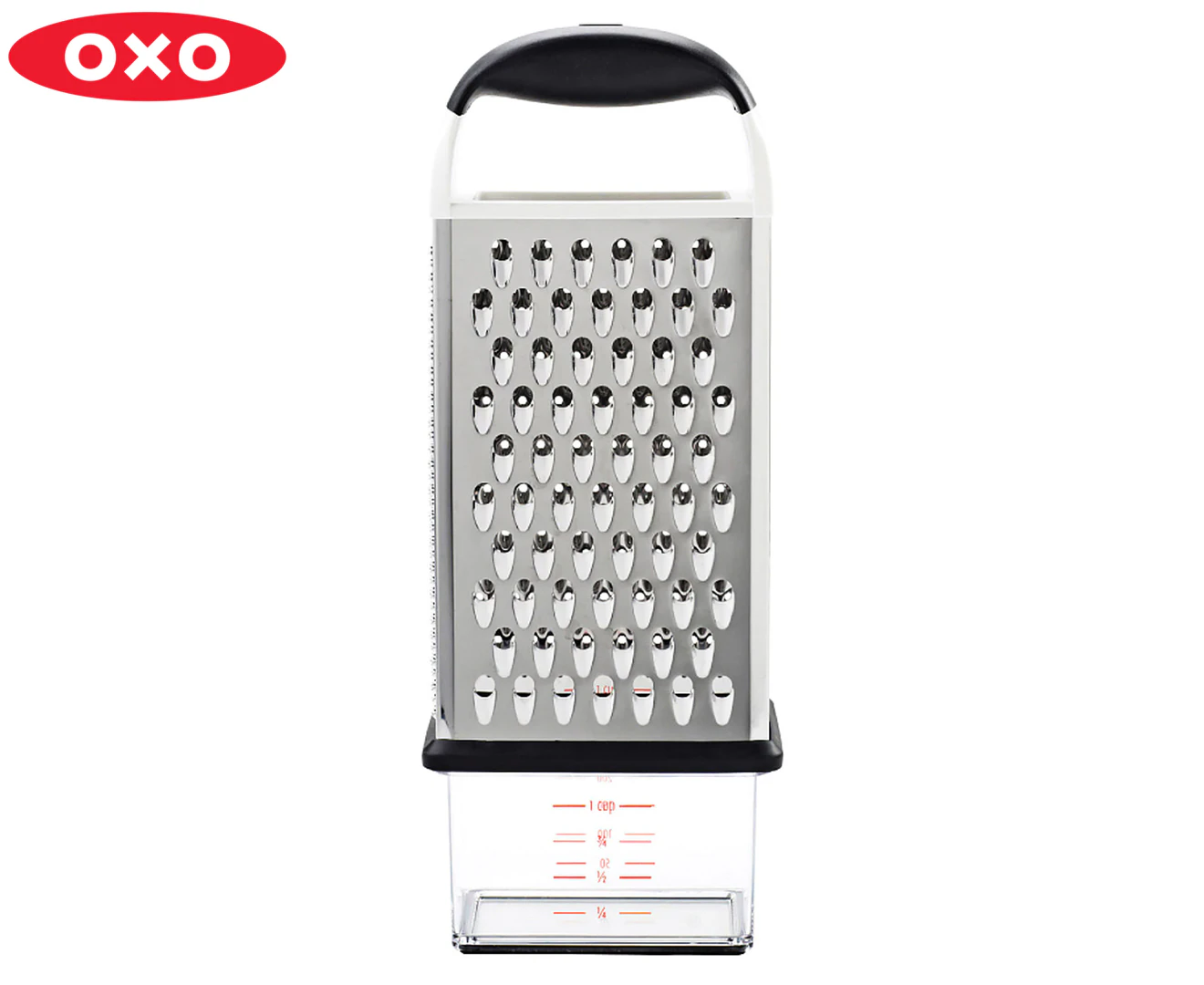 OXO Good Grips Stainless Steel Box Grater with Catcher