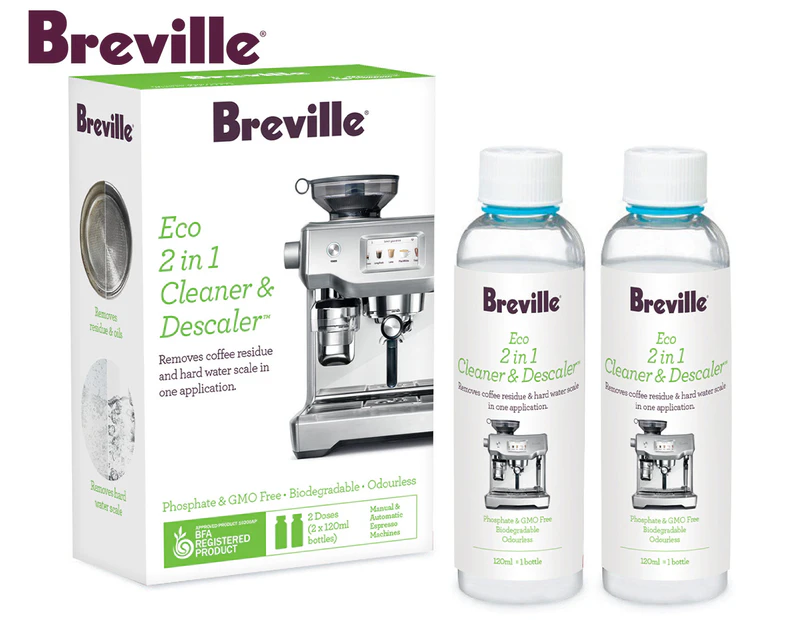 Breville Eco 2 in 1 Cleaner & Descaler 2pk