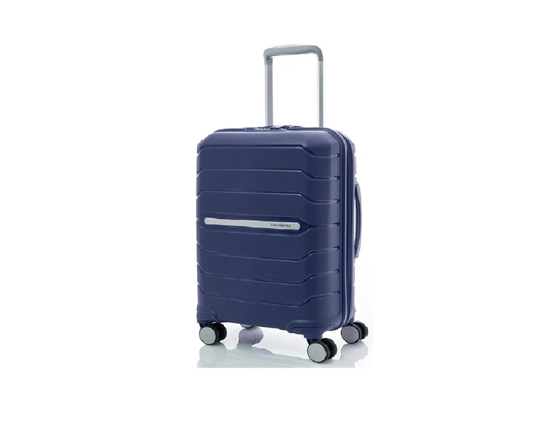 Samsonite Octolite 55cm Carry On Spinner Suitcase Navy