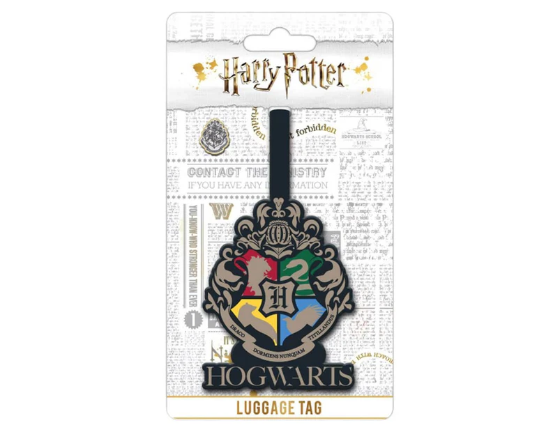 Harry Potter Hogwarts Crest Luggage Tag