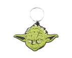 Star Wars Yoda Face Rubber Keyring