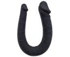Seven Creations Silicone Mini Double Penetration Dong - Black