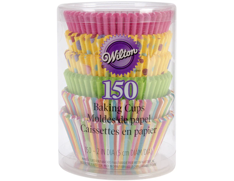 Standard Baking Cups-Dots & Stripes 150/Pkg