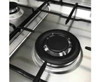 Domain Black Glass Fascia 9 Function Dual Fuel Freestanding Cooker - 900mm