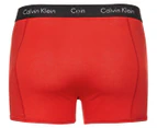 Calvin Klein Men's Element Trunk 3-Pack - Red/Multi