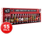 World Traveler Hot Sauce 15-Pack