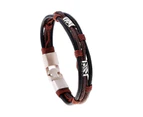 Retro Cowskin Alloy Bracelet Rope Jewelry Creative Multi-rope Hand-woven Leather Bracelet Men's Women's Unisex