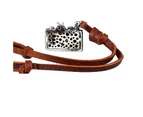 Literary Cowhide Necklace Fashion Retro Jewelry Camera Pendant Alloy Leather Couple Necklace Accessories