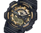 Casio World Time Black Resin Analogue-Digital Men's Watch - AEQ110BW-9A