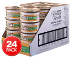 24 x Purina Fancy Feast Cheddar Delights Cat Food Grilled Chicken In Gravy 85g