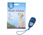 AB Tools CLIX Multi Clicker Dog Puppy Training Volume Controlled Clicker With Free Guide