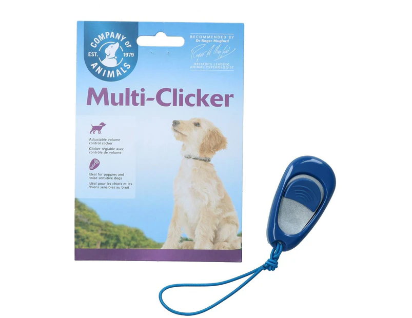 AB Tools CLIX Multi Clicker Dog Puppy Training Volume Controlled Clicker With Free Guide