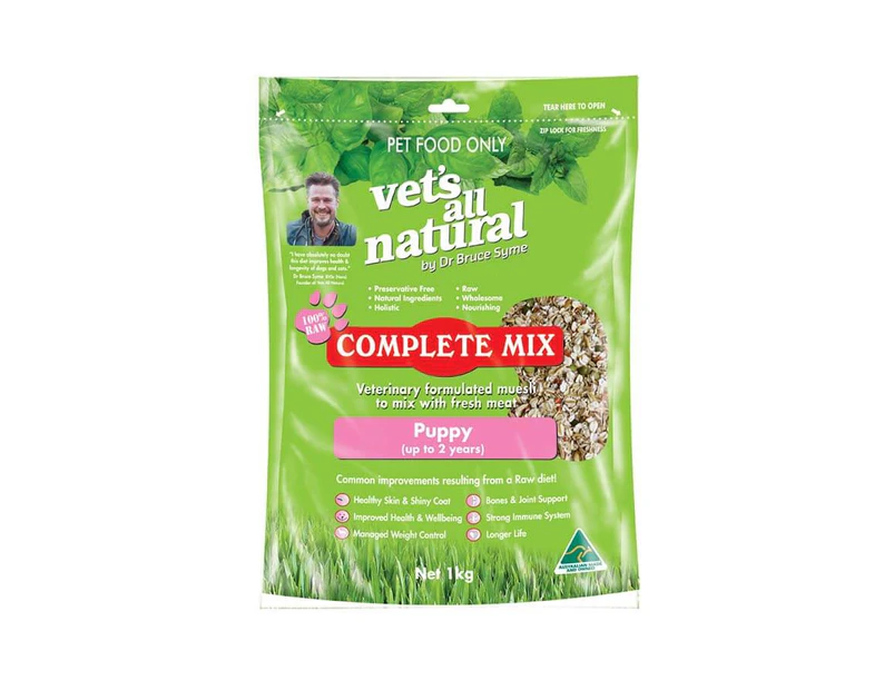 Vets All Natural Complete Mix for Puppies 1KG