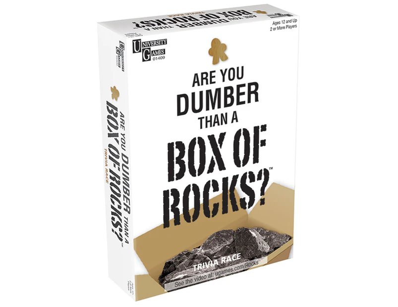 Are You Dumber Than A Box Of Rocks? Trivia Race Game
