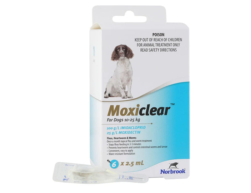 Moxiclear Teal for Large Dogs 10-25kg