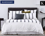 Sheridan Lawson Standard King Bed Quilt Cover - Clove