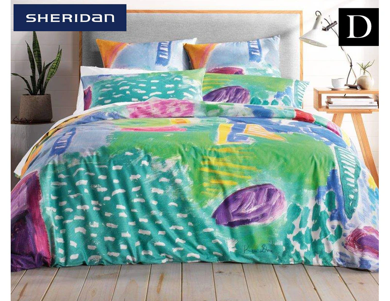Sheridan Ken Done Saturday Sailing Double Bed Quilt Cover Set - Multi Limited Edition
