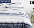 Sheridan Rockpool King Bed Quilt Cover Set - Carbon