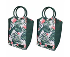 2x Sachi Insulated Lunch Carry Tote Picnic Storage Portable Bag Bird of Paradise