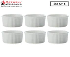 Set of 6 Maxwell & Williams 12cm White Basics Ramekin