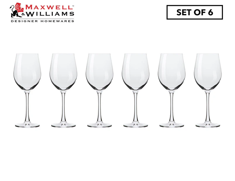 Set of 6 Maxwell & Williams 425mL Cosmopolitan Red Wine Glasses