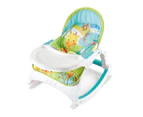 4 in 1 Baby Rocker Bouncer with Feeding Tray & Toy Bar & Vibration Music - Green