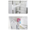 Adjustable Clothes Storage Rack Over Laundry Washing Machine Shelf Organiser
