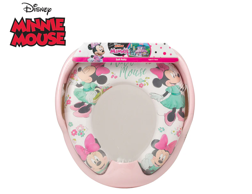 Disney Minnie Mouse Floral Soft Padded Toilet Training Seat