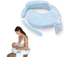 My Brest Friend Deluxe Breastfeeding / Nursing Pillow - Sky Blue