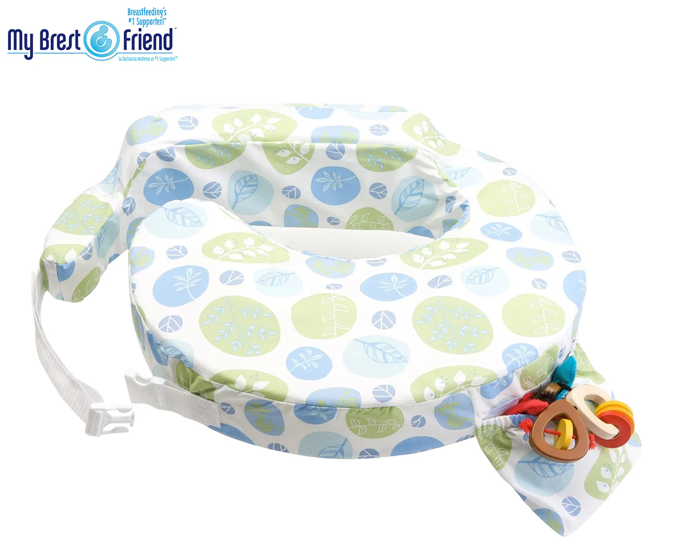 My Brest Friend Baby Nursing/Breastfeeding Support Pillow Cotton w/ Pocket Leaf