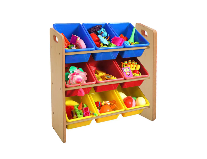 Lenoxx 9-Bin Toy Organiser Shelf