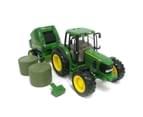 John Deere 1:16 Big Farm Tractor & Round Hay Baler Set 4